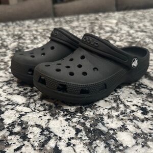 Kids Black Crocs